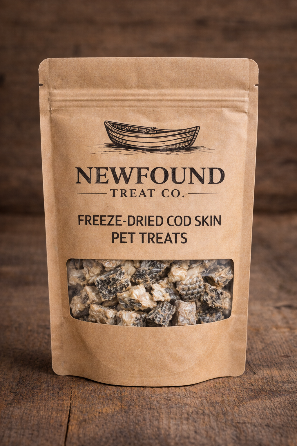 Cod skin treats